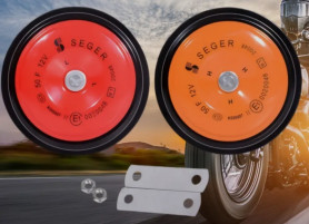 Dos piezas de claxon eléctrico ultra-bajos